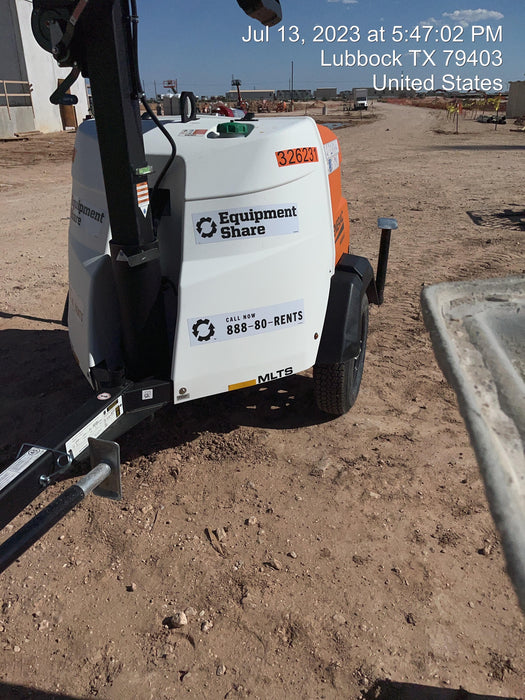 2023 Generac MLT2 Diesel, Flex Switch 120V Input, Powerzone Controller, (4) 320W LED Lights, 4kW Generator, 39.9 Gal Fuel Tank, 2" Ball, T3