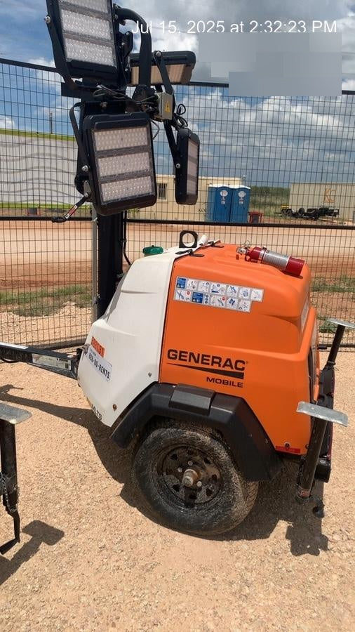 2024 Generac MLT2 Diesel, Flex Switch 120V Input, Powerzone Controller, 
(4) 320W LED Lights, 4kW Generator, 39.9 Gal Fuel Tank, 2" Ball, T3