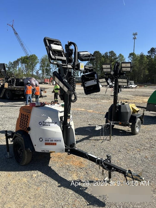 2023 Generac MLT2 Diesel, Flex Switch 120V Input, Powerzone Controller, (4) 320W LED Lights, 4kW Generator, 39.9 Gal Fuel Tank, 2" Ball, T3