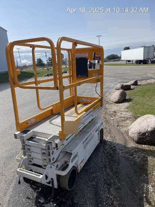 Custom Equipment HB-1430 Hy-Brid Scissor Lift
Platform capacity up to 670 lbs
Working height up to 20 ft
Weighs under 1,700 lbs
Non-marking wheels
