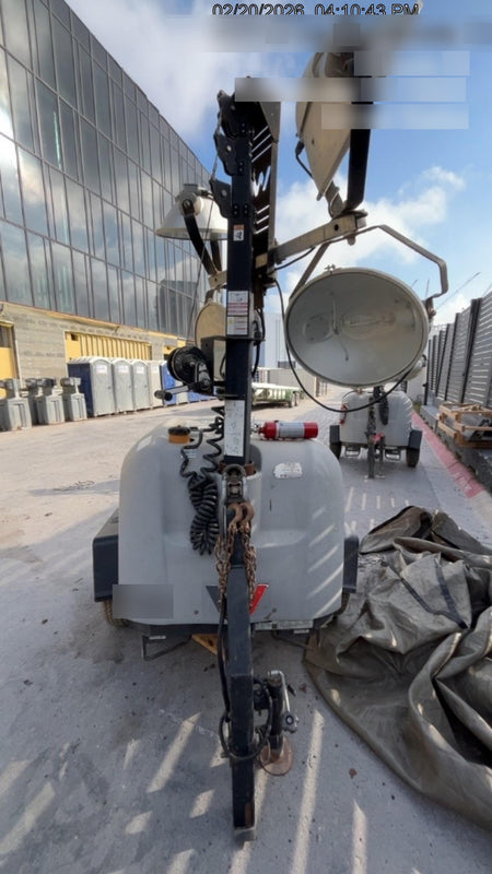 2018 Wacker Neuson LTV6K-MH Wacker Neuson LTV6K Mobile Light Tower w/Fuel Level Sensor Installed, Trailer VIN 5XFLV0416JM004545