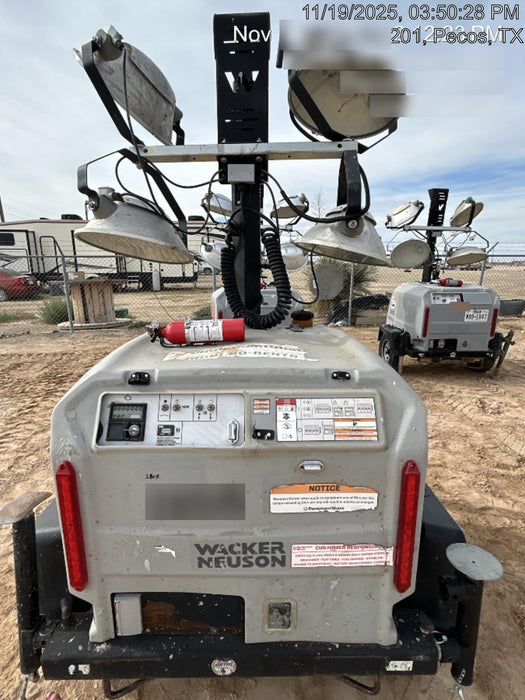 2018 Wacker Neuson LTV6L-MH Wacker Neuson LTV6L Mobile Light Tower w/Fuel Level Sensor Installed