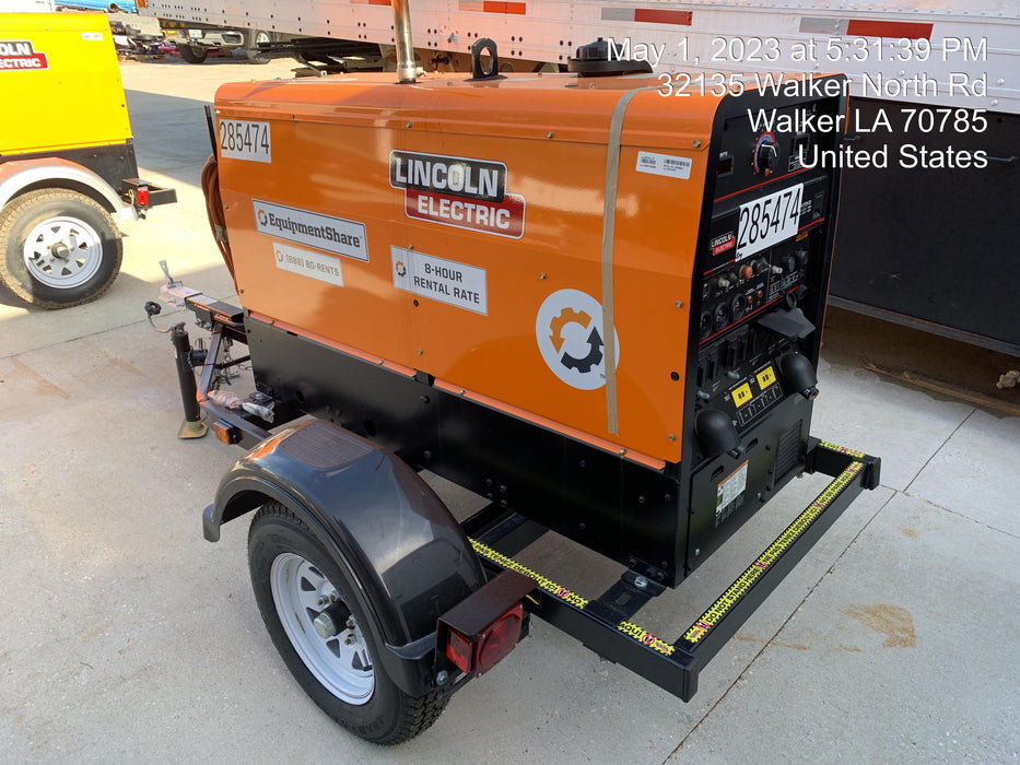 2022 Lincoln Electric LE400 Kubota V1505, Trlr, Cable Rack, Light Kit, ES Decals, T3