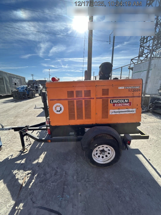 2021 Lincoln Electric Vantage 549X Ready Pak 3, ORANGE (includes trailer, cable rack, fender light kit)