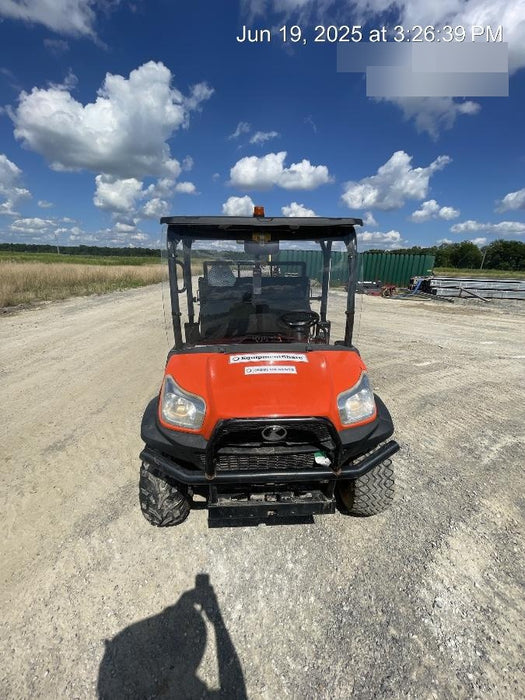2022 Kubota RTV-X1140W-H Plastic Canopy, Windshield Acrylic Clear, LED Strobe Light, Wire Harness Kit, Back up Alarm