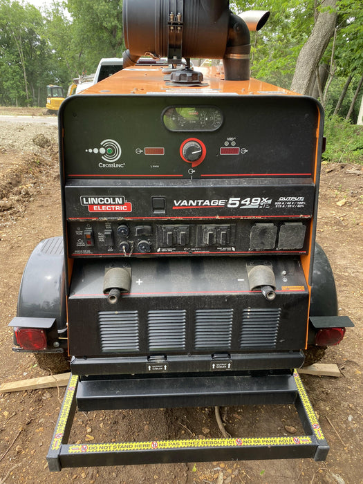 2021 Lincoln Electric Vantage 549X Ready Pak 3, ORANGE (includes trailer, cable rack, fender light kit)