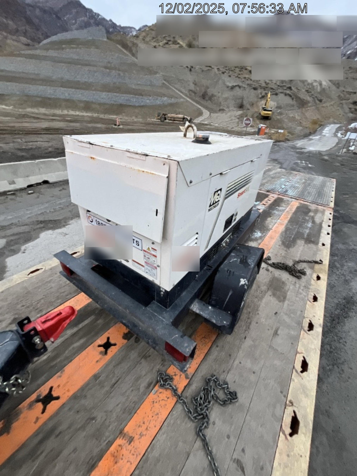 2020 Multiquip DLW400ESA4 400 amp Welder, 14kW, 120/240V, T4F Kubota, Trailer
