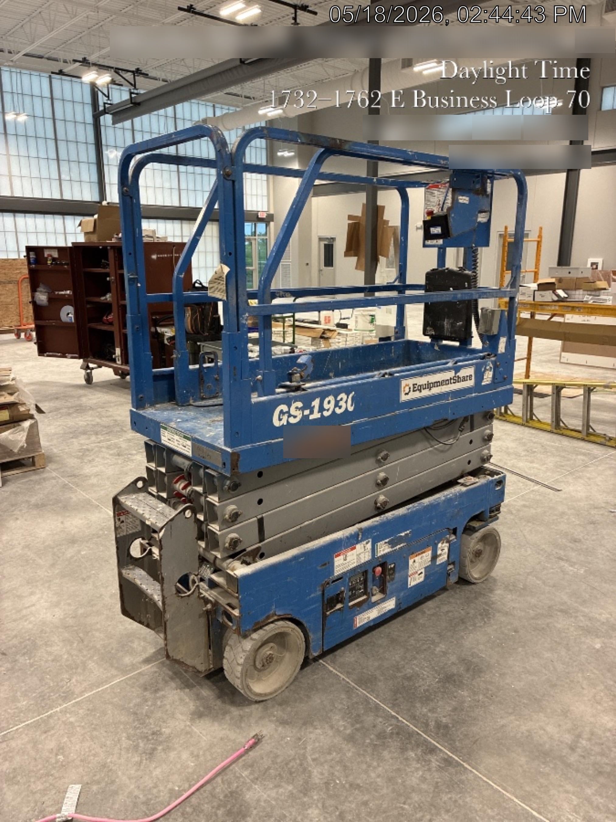 2019 Genie GS-1930 Fixed rails with chain Entry