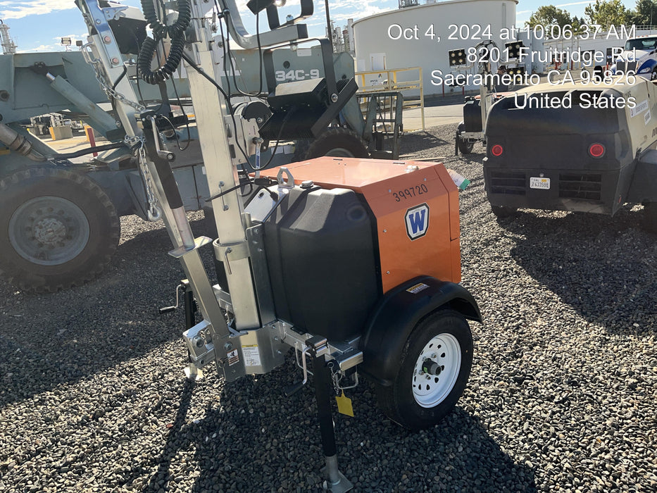 2024 Wanco WLTT-4MM4K Diesel, Deep Sea Controller, Shore Power Plug, Auto Start, (4) 350W LED Floodlights, 4kW Generator, 60 Gal Fuel Tank, 2" Ball, T3