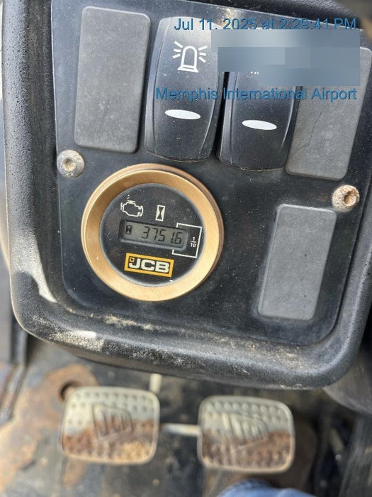 2019 JCB 510-56 Open ROPS, 74 HP, Solid Tires, Worklights, Beacon, Aux Hydraulics, Lifting Eye w/60" Carriage/60" Forks