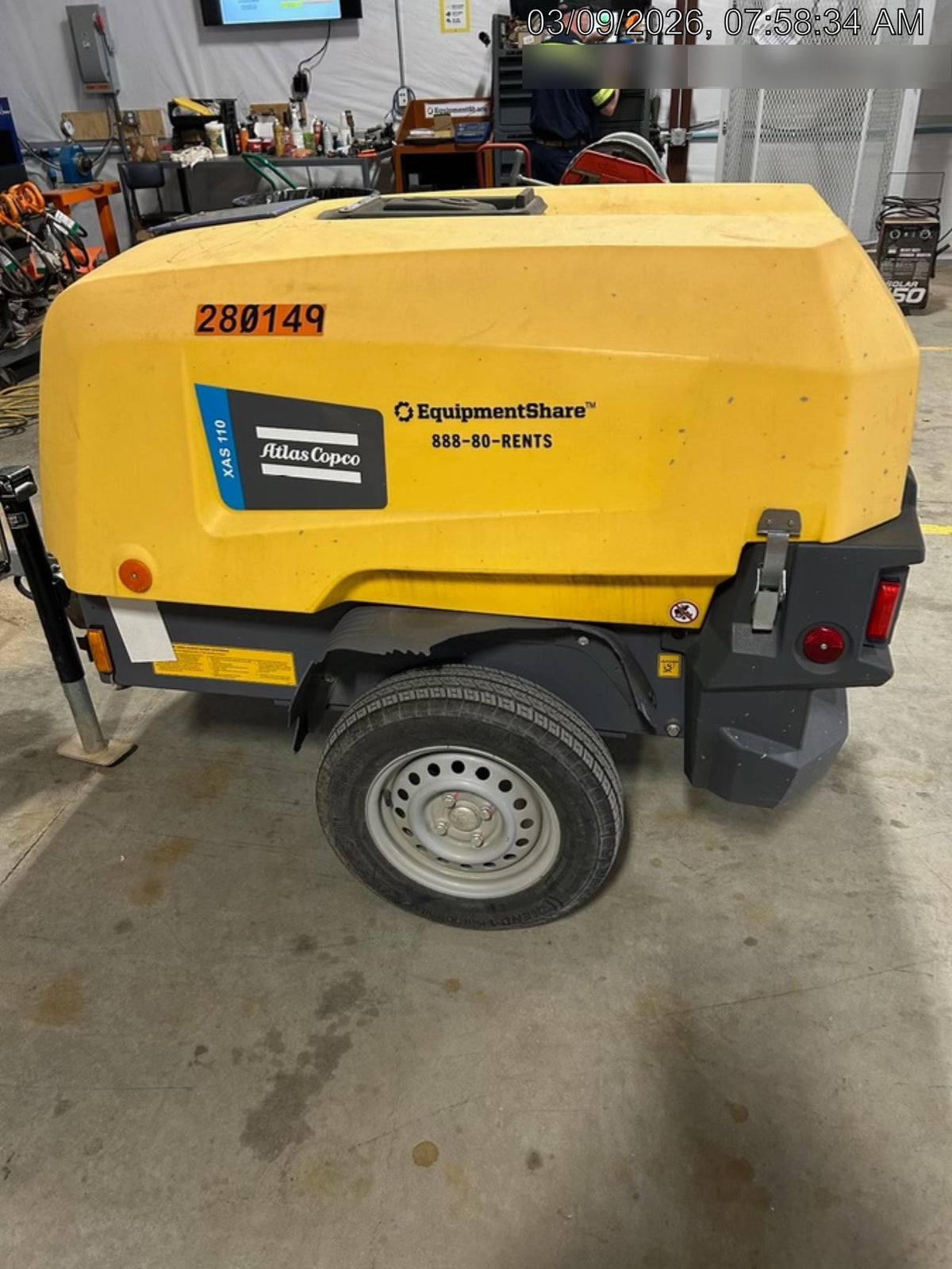 2022 ATLAS COPCO XAS 110