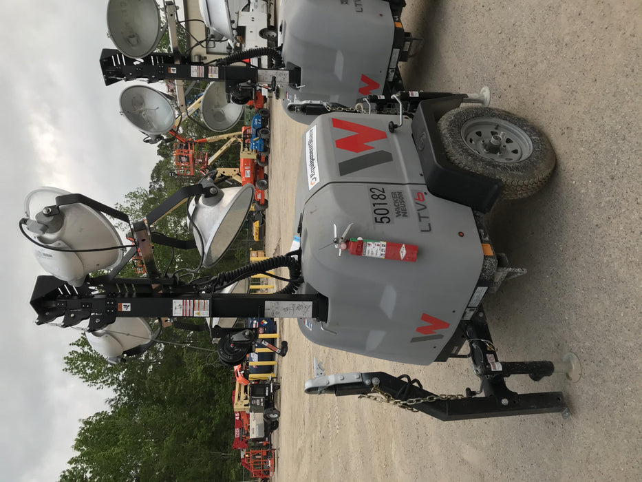 2019 Wacker Neuson LTV6L-MH Mobile Light Tower w/Fuel Level Sensor Installed