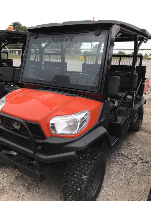 Kubota RTV-X1140W-H 4wd Utility Cart, LED Strobe, Windshield Tempered Glass, Plastic Canopy, Wire Harness Kit, Backup Alarm