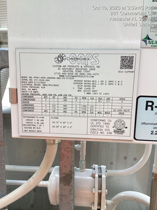 2022 CAPS PPKH-40TD-0NN0NN-5B2-P2-S1CEUP