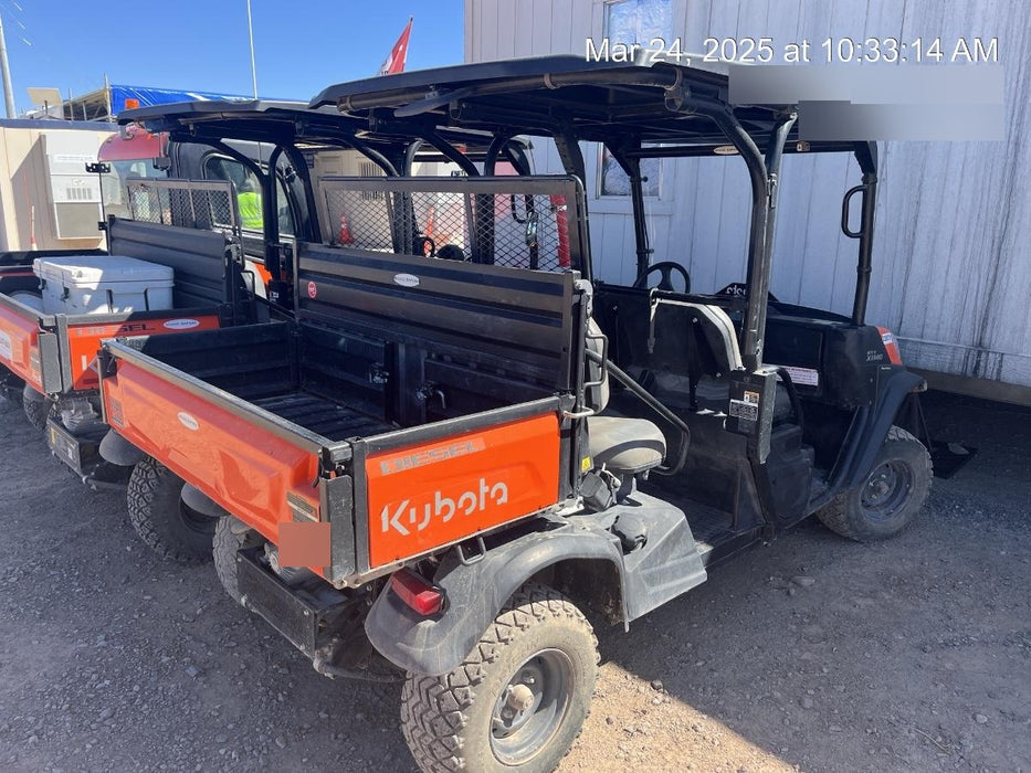 2022 Kubota RTV-X1140W-H Plastic Canopy, Windshield Acrylic Clear, LED Strobe Light, Wire Harness Kit, Back up Alarm