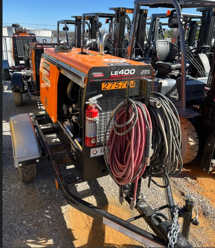 2022 Lincoln Electric LE400 Kubota V1505, Trlr, Cable Rack, Light Kit, ES Decals, T3