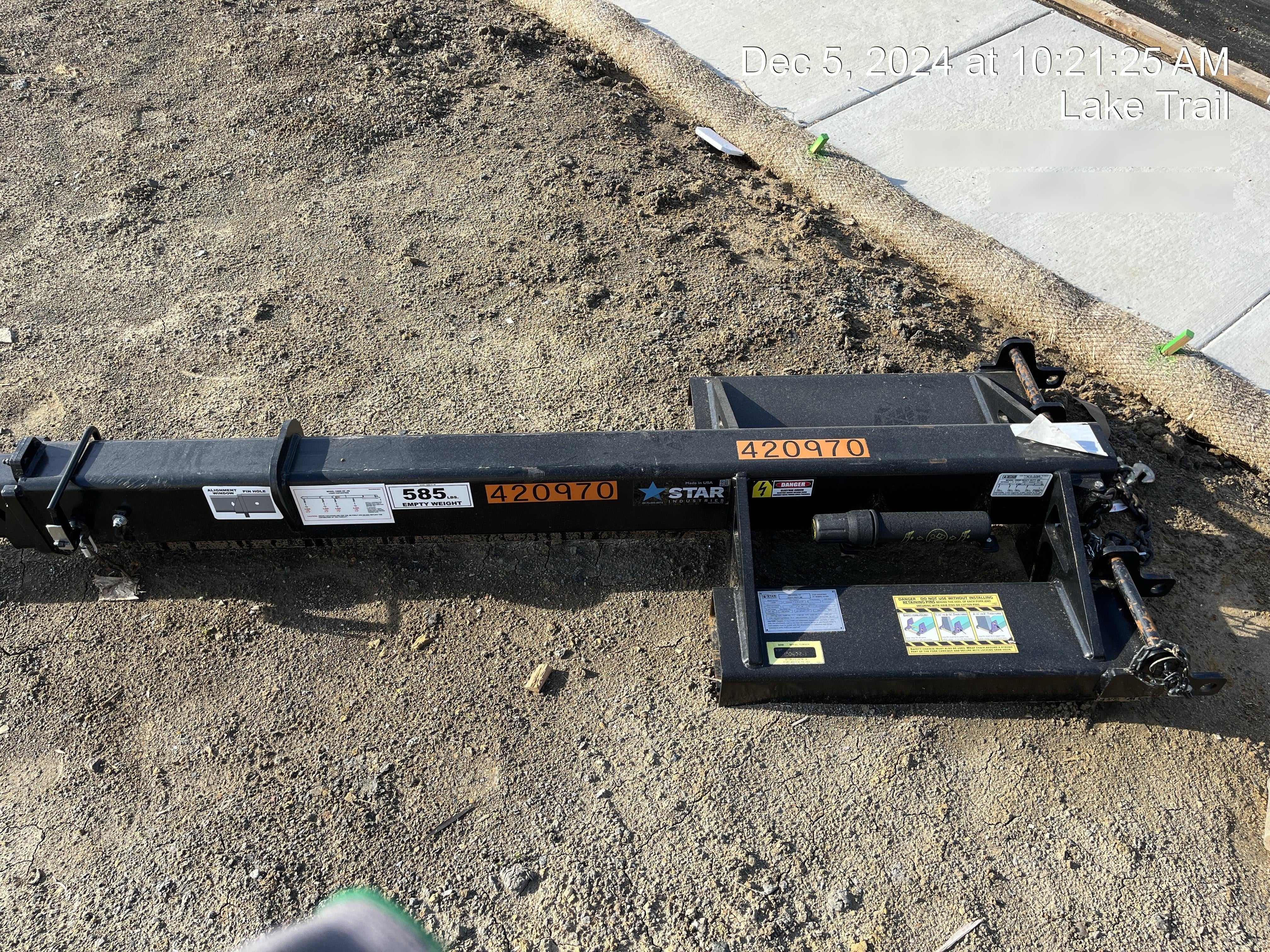 2024 STAR INDUSTRIES M1360B - Star JIB Boom
