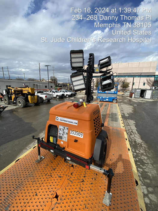 2023 Generac MLT2 Diesel, Flex Switch 120V Input, Powerzone Controller, (4) 320W LED Lights, 4kW Generator, 39.9 Gal Fuel Tank, 2" Ball, T3