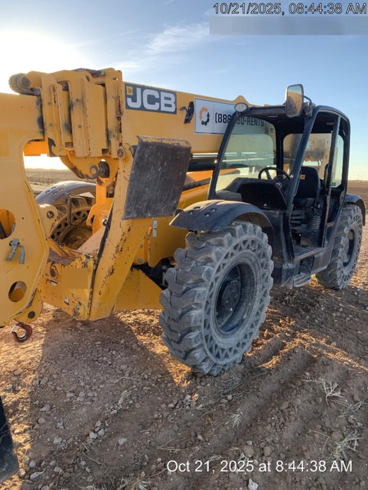 2019 JCB 510-56 Canopy, 74 HP, Solid Tires, STD Worklight, Beacon, Aux Hydraulics, Lifting Eye, Back up Alarm w/66" Carriage/60" Forks