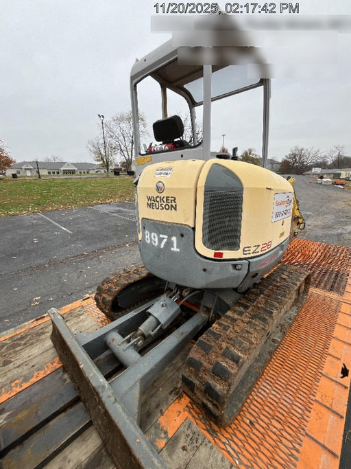 2018 Wacker Neuson EZ28 Wacker Neuson EZ28 w/Manual QC, Buckets: 24" ,18"