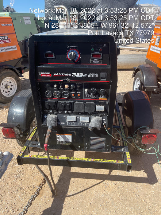 2021 Lincoln Electric Vantage 322 Ready Pak 3
