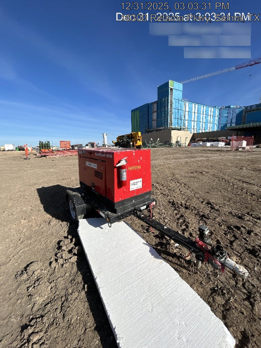 2022 Shindaiwa DGW400MDL Kubota D902 Engine, 23 HP, Dual Op Welder, Wire, Arc, Droop Stick, Tig, and CC Stick Functionality, Simulphase, 3 Phase and 1 Phase Gen Output, Single Axle NB Trlr, Slr Trckl Chrg 12V 12W, Fire Ext