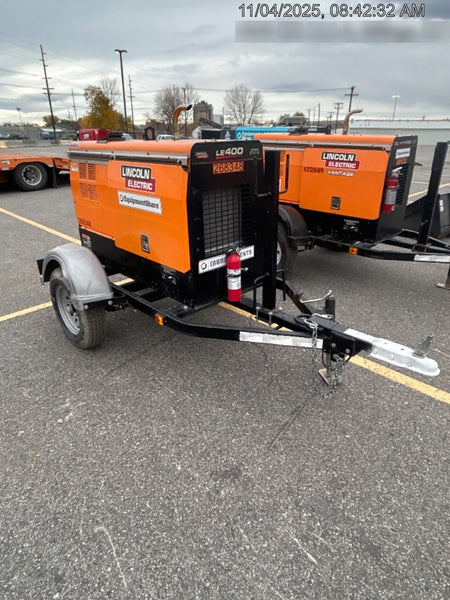 2022 Lincoln Electric LE400 Kubota V1505, Trlr, Cable Rack, Light Kit, ES Decals, T3
