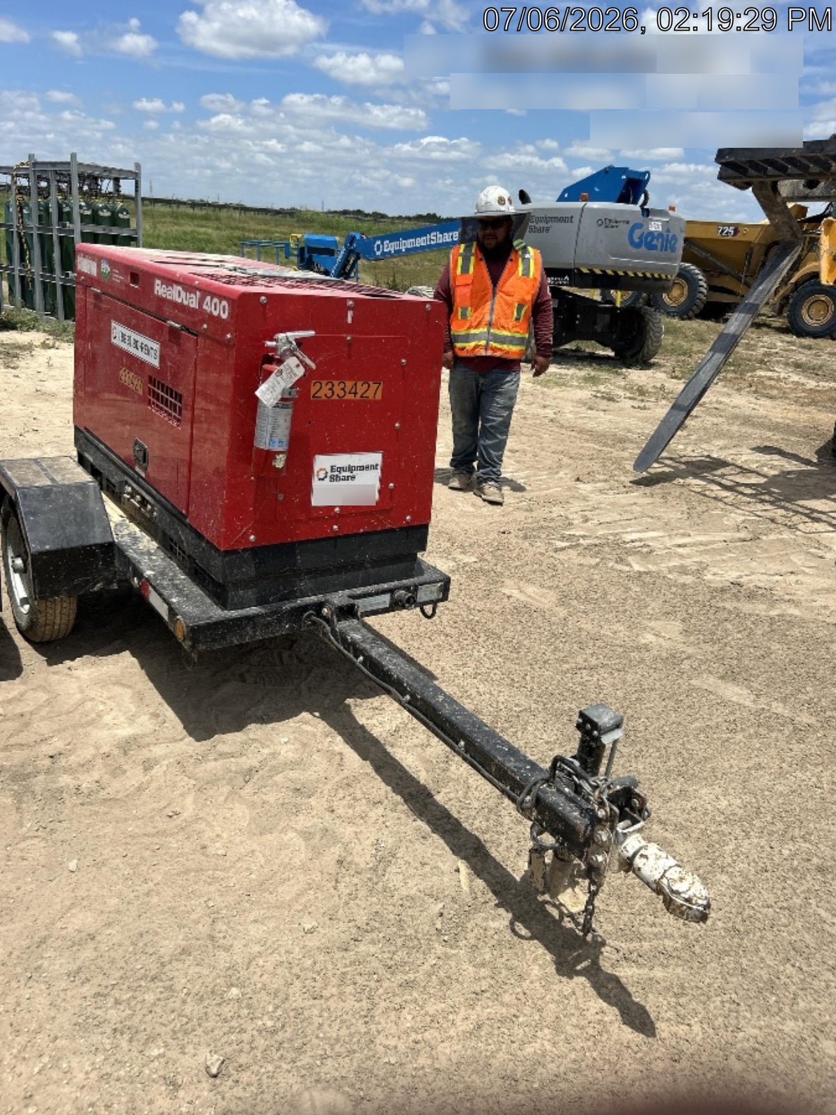2022 Shindaiwa DGW400MDL Kubota D902 Engine, 23 HP, Dual Op Welder, Wire, Arc, Droop Stick, Tig, and CC Stick Functionality, Simulphase, 3 Phase and 1 Phase Gen Output, Single Axle NB Trlr, Slr Trckl Chrg 12V 12W, Fire Ext