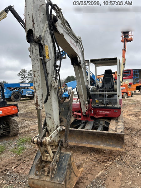 2019 Takeuchi TB260 Canopy, Standard Blade, Auxiliary hydraulics Manual QC, Hydraulic thumb, 12" ,18", 24" Bucket