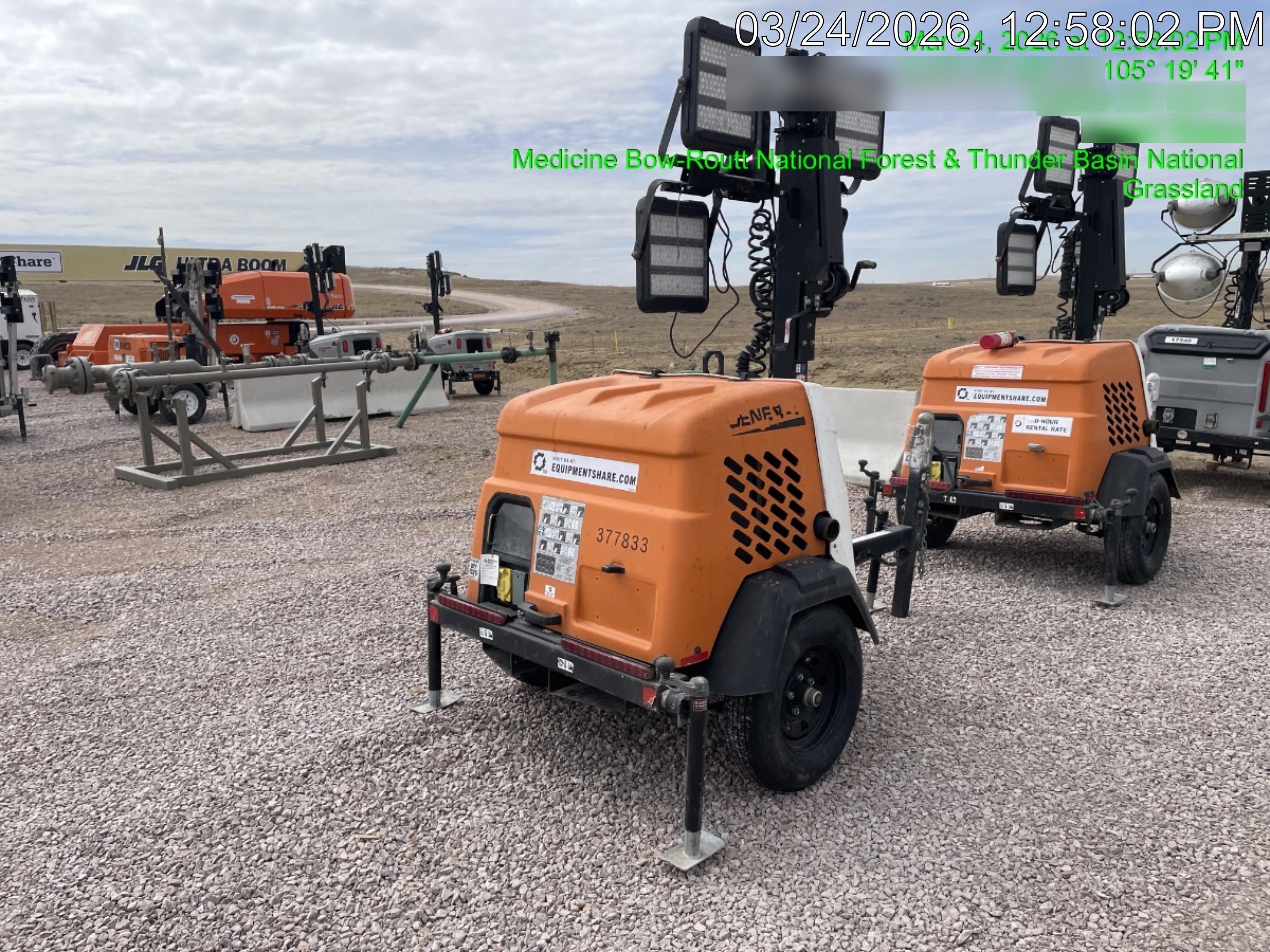 2023 Generac MLT2 Diesel, Flex Switch 120V Input, Powerzone Controller, 
(4) 320W LED Lights, 4kW Generator, 39.9 Gal Fuel Tank, 2" Ball, T3