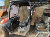 2021 Kubota RTV-X1140W-H Plastic Canopy, Windshield Acrylic Clear, LED Strobe Light, Wire Harness Kit, Back up Alarm