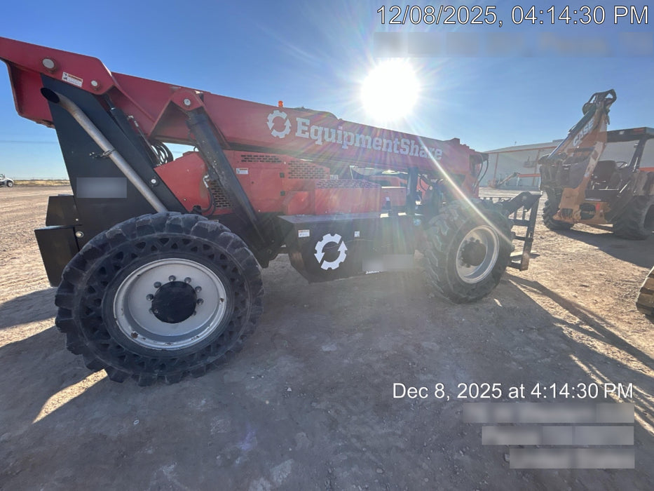 2019 Manitou MTA12042 120hp T4F, Cab/Heat/Air, Cab and Boom LED work lights, Auxiliary Hydraulics, Solid Tires, Amber strobe, Lift Hook 66" Carriage, 60" Forks