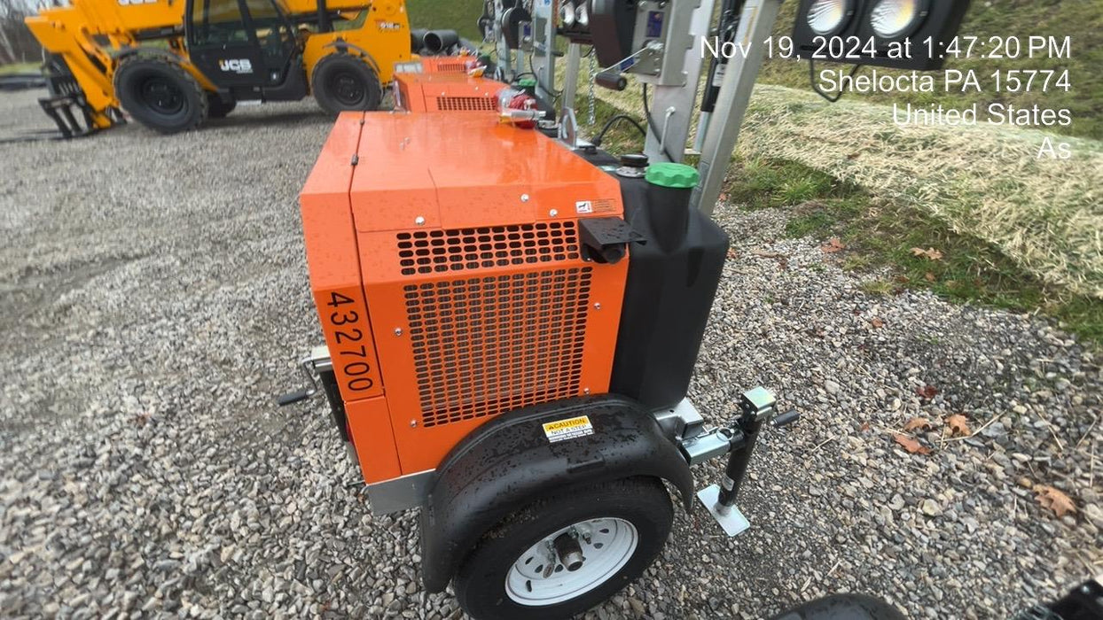 2024 Wanco WLTT-4MM4K Diesel, Deep Sea Controller, Shore Power Plug, Auto Start, (4) 350W LED Floodlights, 4kW Generator, 60 Gal Fuel Tank, 2" Ball, T3