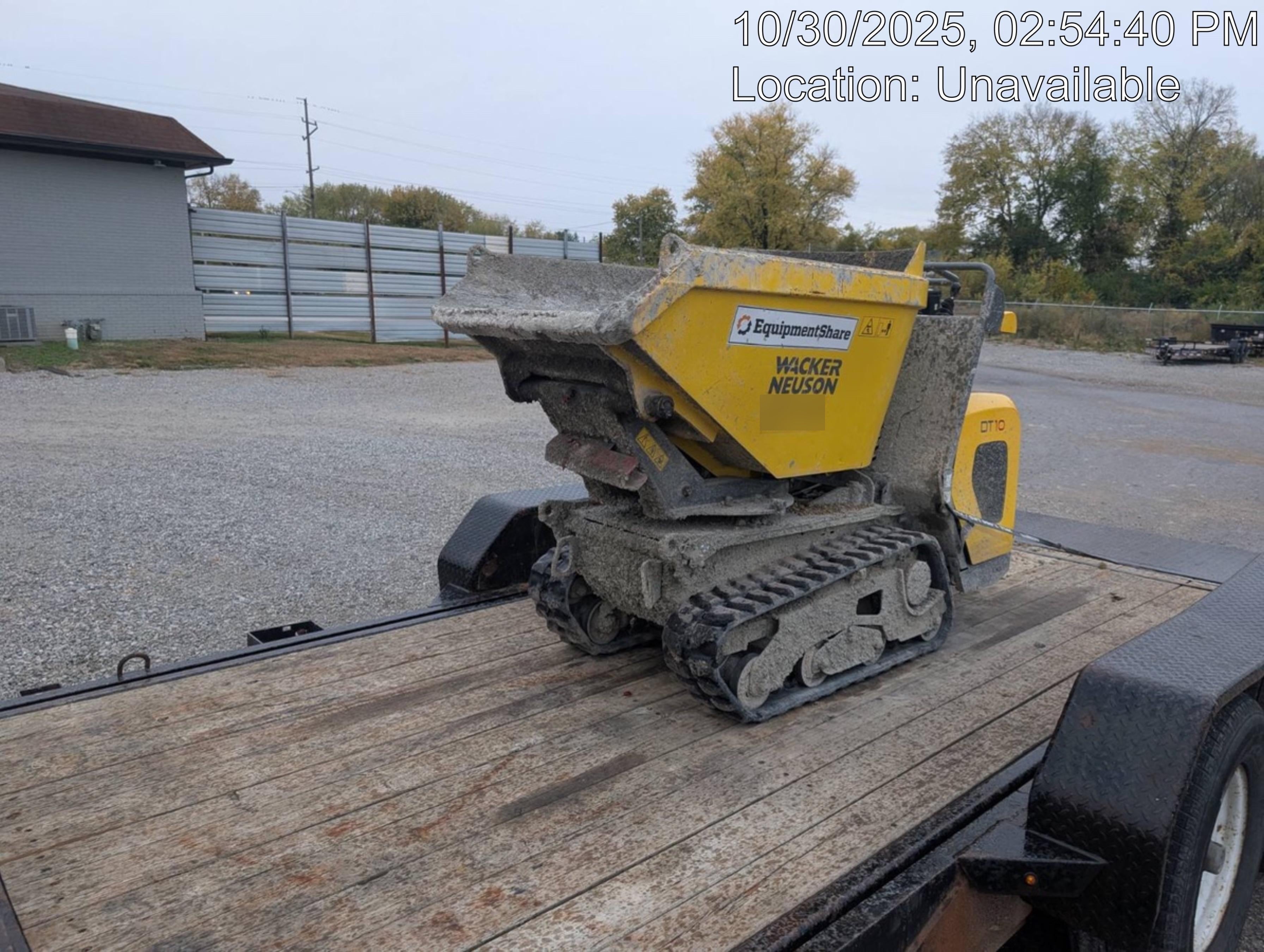 2019 WACKER NEUSON DT10