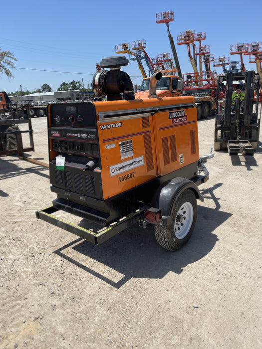 2021 Lincoln Electric Vantage 549X Ready Pak 3, ORANGE (includes trailer, cable rack, fender light kit)
