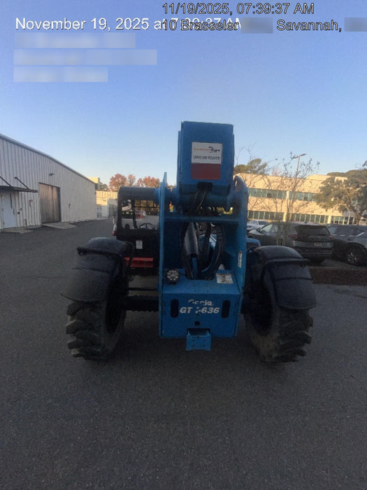 2019 Genie GTH-636 Canopy, Solid RT Tires, LED Work Lights, Beacon