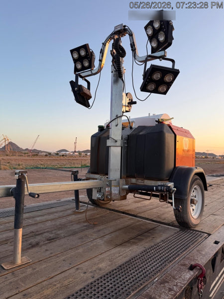 2023 Wanco WLTT-4MM4K Diesel, Deep Sea Controller, Shore Power Plug, Auto Start, (4) 350W LED Floodlights, 4kW Generator, 60 Gal Fuel Tank, 2" Ball, T3