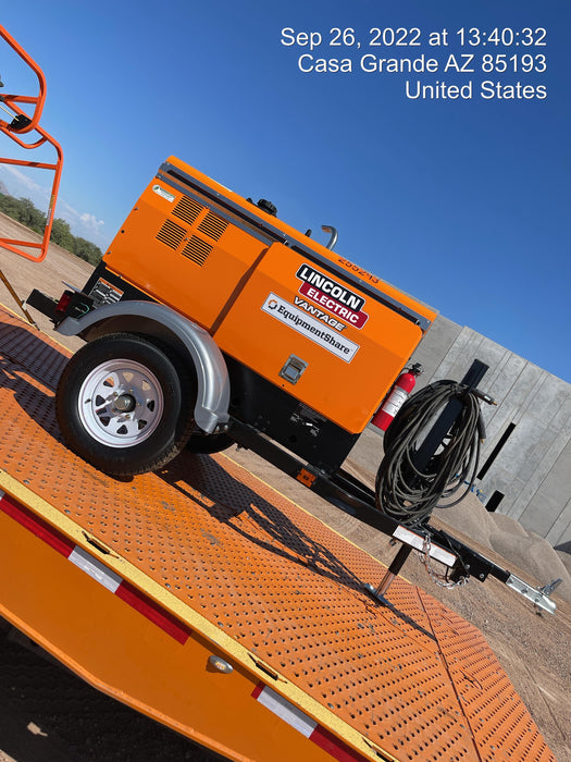 2022 Lincoln Electric LE400 Kubota V1505, Trlr, Cable Rack, Light Kit, ES Decals, T3