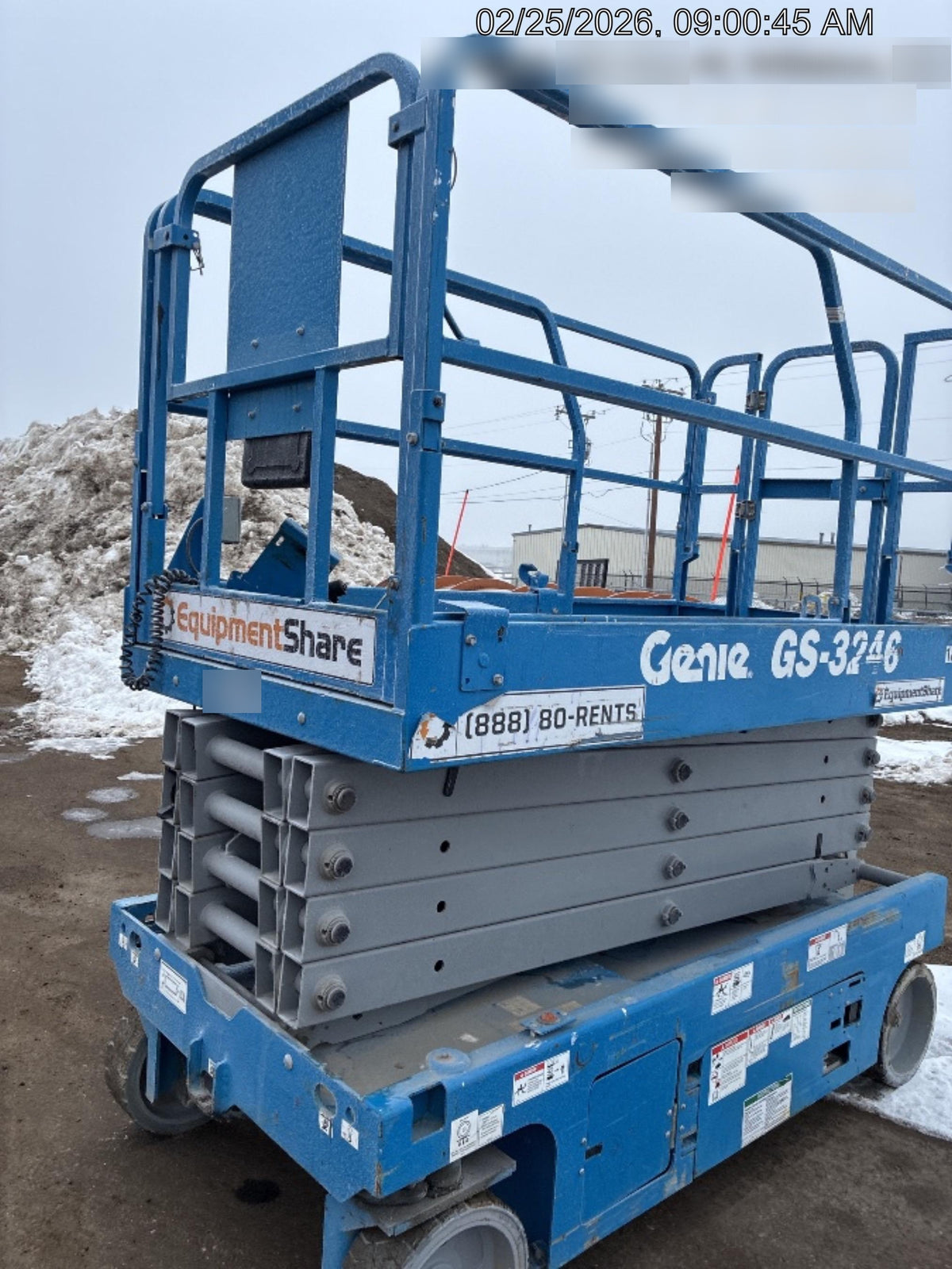 2018 Genie GS-3246 Genie GS-3246 w/Folding rails, Full height swing gate