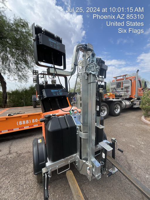 2024 Wanco WLTT-4MM4K Diesel, Deep Sea Controller, Shore Power Plug, Auto Start, (4) 350W LED Floodlights, 4kW Generator, 60 Gal Fuel Tank, 2" Ball, T3