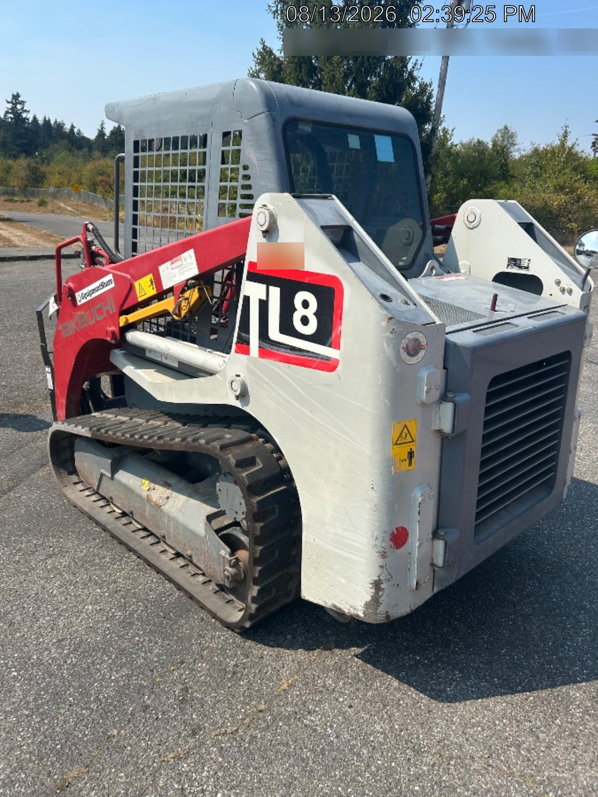 2019 TAKEUCHI TL8W