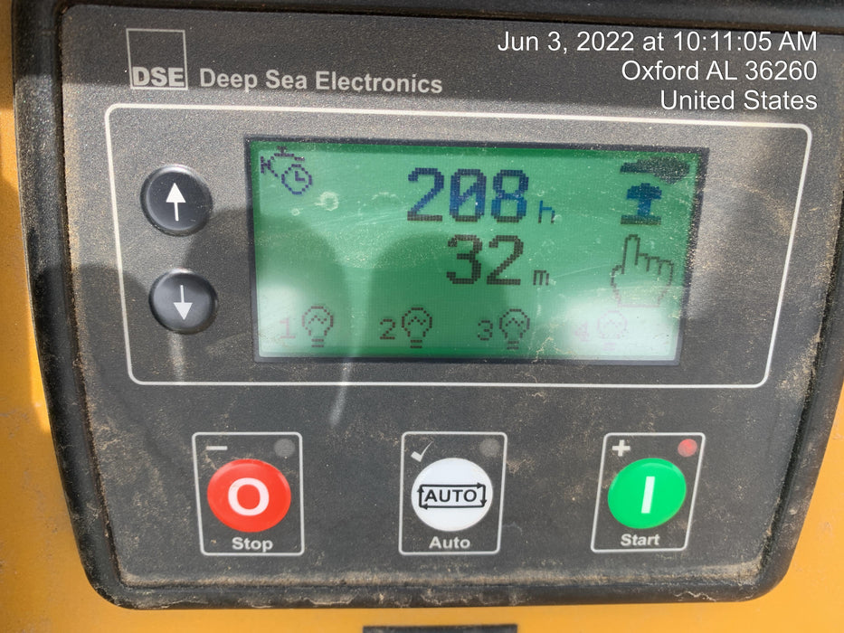 2022 Allmand NLV3GR (4) LED Light Fixture 350W, 23' Vertical Mast, 3kW Prime, Towable, Deep Sea L401, Leveling Jacks, Yanmar T4F 5.8hp