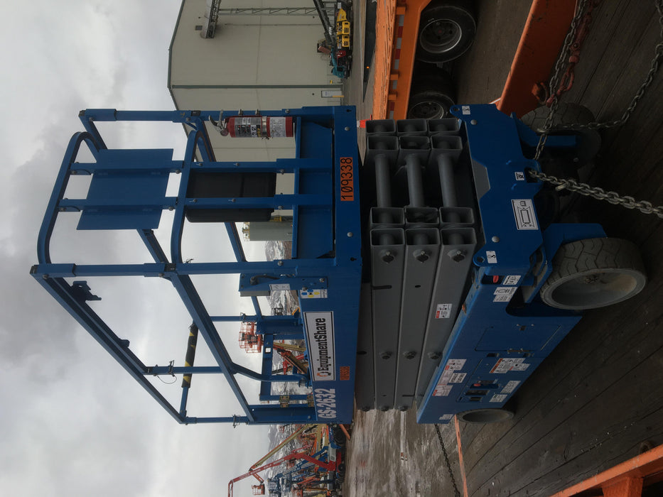 2020 Genie GS-2632 Solid NM Tires, Folding Rails with Half-Height Swing Gate, Beacon