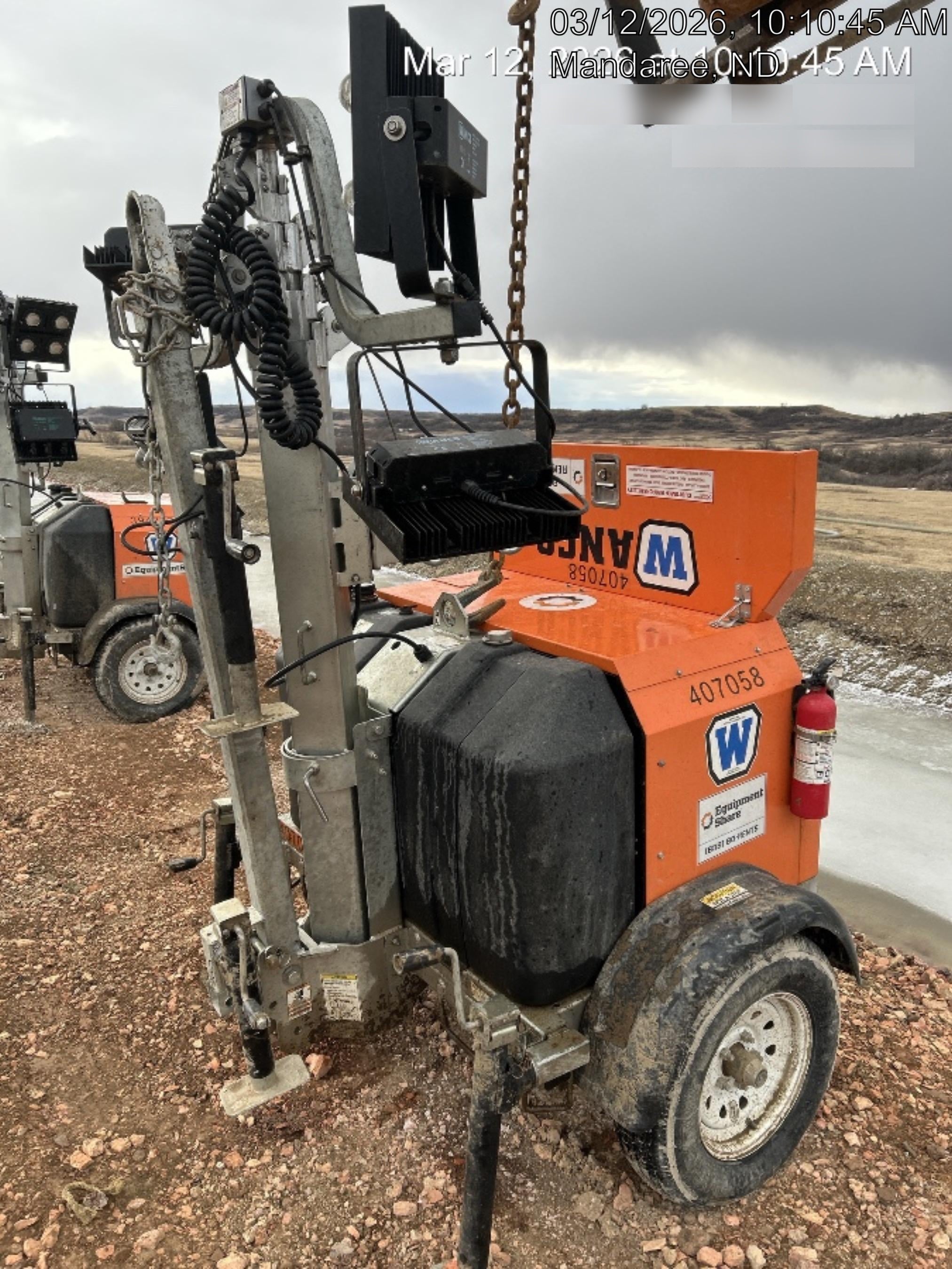 2024 Wanco WLTT-4MM4K Diesel, Deep Sea Controller, Shore Power Plug, Auto Start, (4) 350W LED Floodlights, 4kW Generator, 60 Gal Fuel Tank, 2" Ball, T3