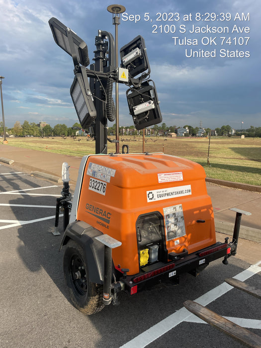 2023 Generac MLT2 Diesel, Flex Switch 120V Input, Powerzone Controller, (4) 320W LED Lights, 4kW Generator, 39.9 Gal Fuel Tank, 2" Ball, T3