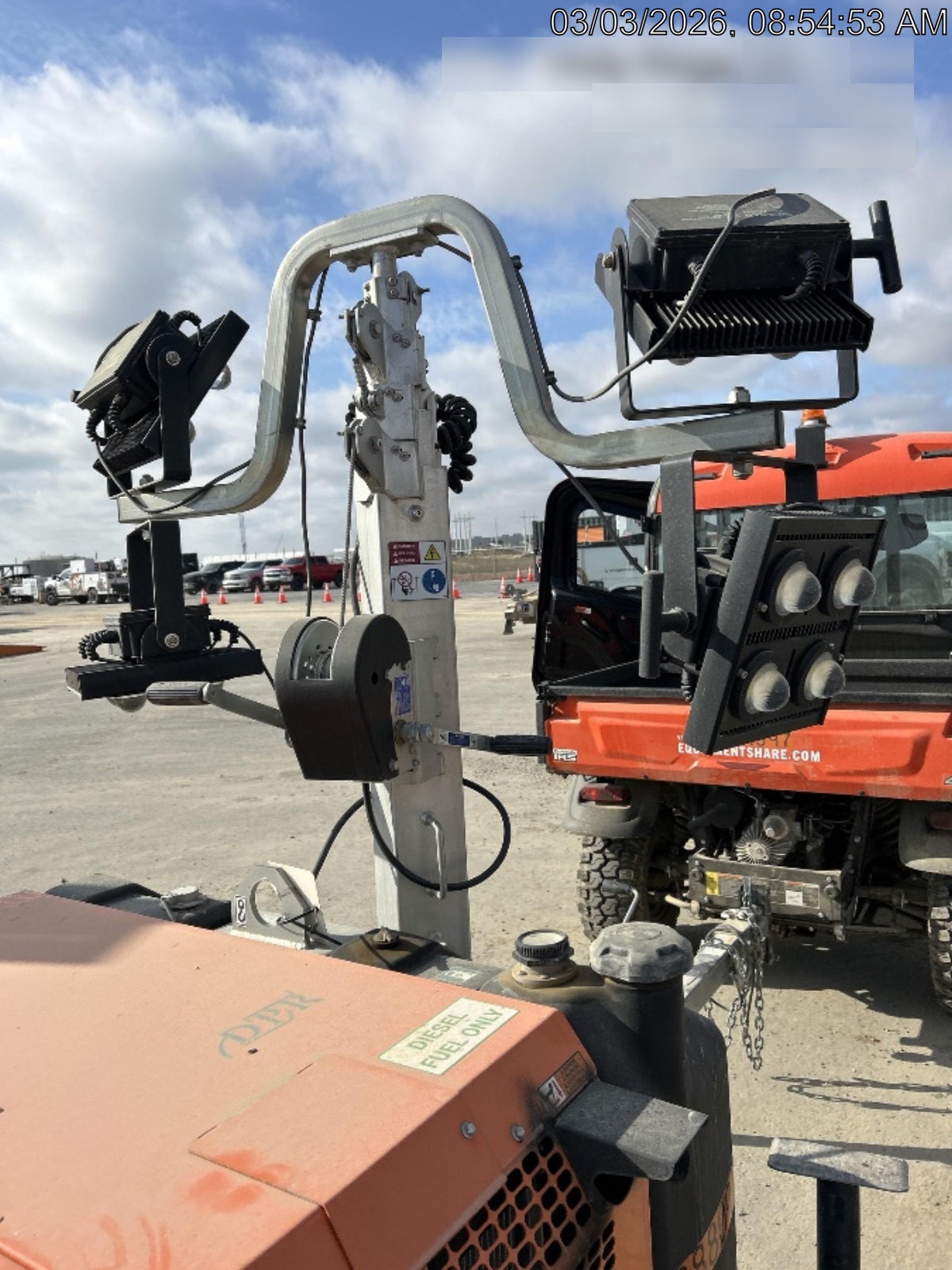 2024 Wanco WLTT-4MM4K Diesel, Deep Sea Controller, Shore Power Plug, Auto Start, (4) 350W LED Floodlights, 4kW Generator, 60 Gal Fuel Tank, 2" Ball, T3