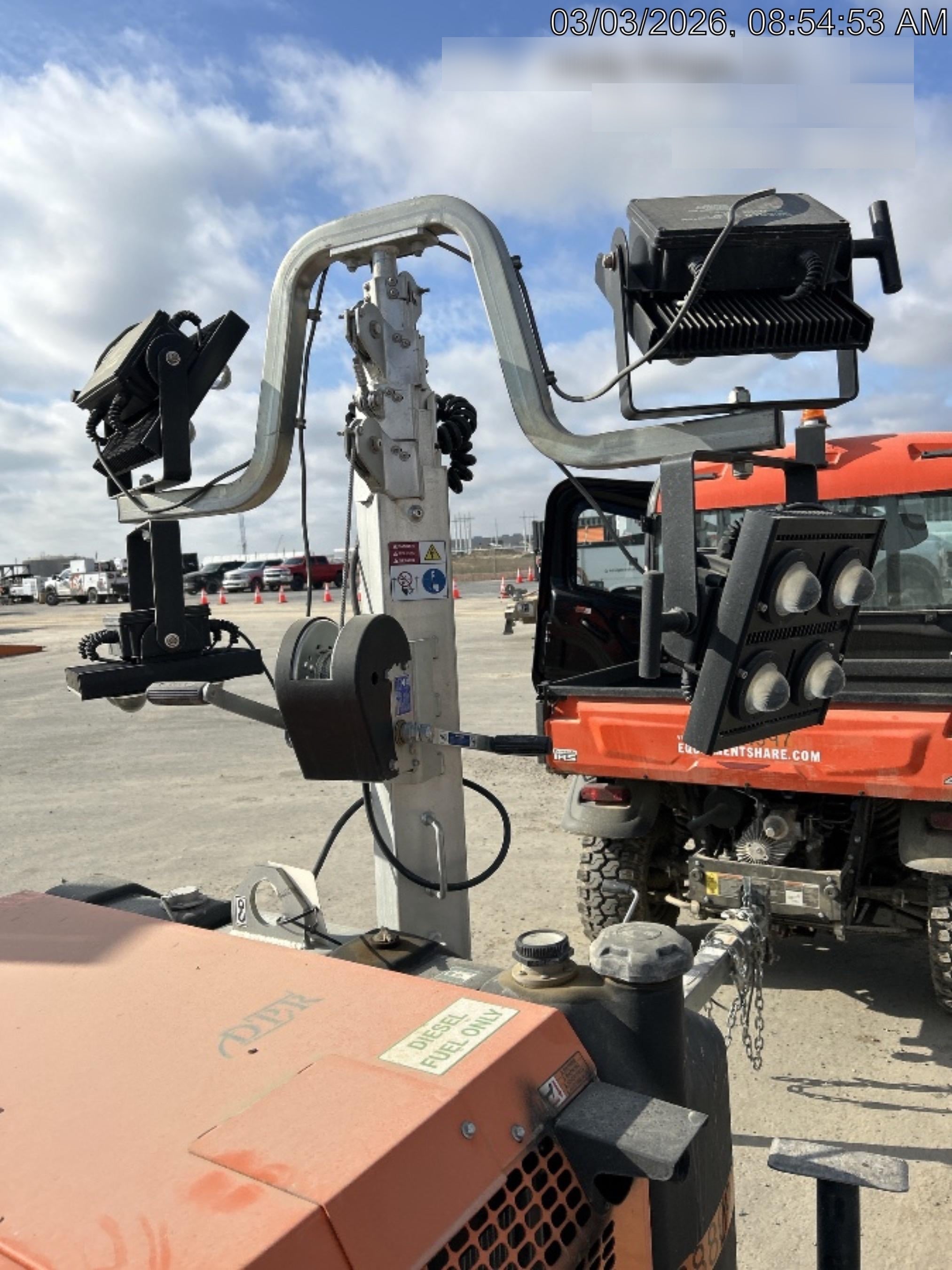 2024 Wanco WLTT-4MM4K Diesel, Deep Sea Controller, Shore Power Plug, Auto Start, (4) 350W LED Floodlights, 4kW Generator, 60 Gal Fuel Tank, 2" Ball, T3