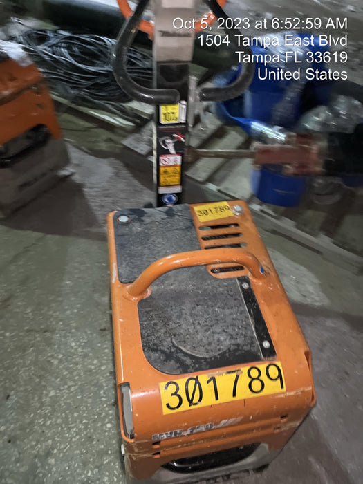 2023 Multiquip MVH158 Honda GX200, 17" Plate, Gas