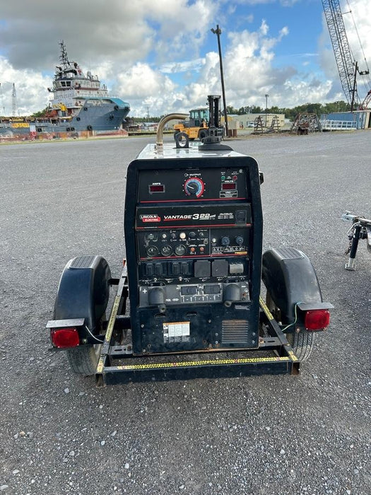 2020 Lincoln Electric Vantage 322 Welder Ready-Pak 3, w/ GPS & Decals (includes trailer, cable rack, fender light kit)