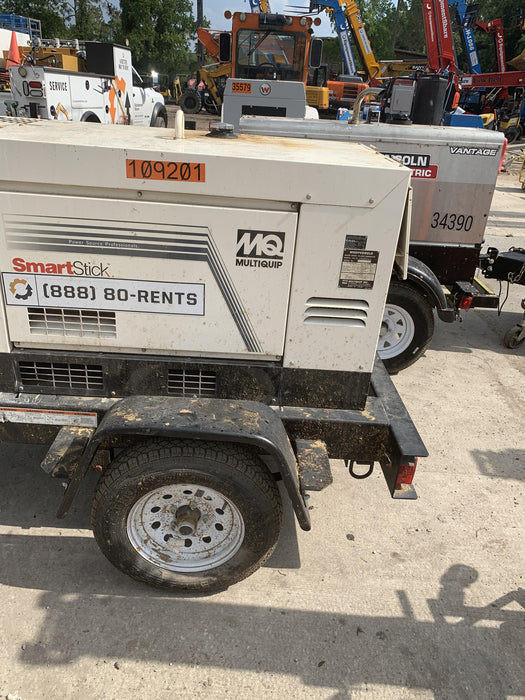 2020 Multiquip DLW400ESA4 400 amp Welder, 14kW, 120/240V, T4F Kubota, Trailer